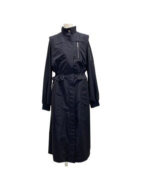 Hermes Coat 40 M Dark Navy Wool
